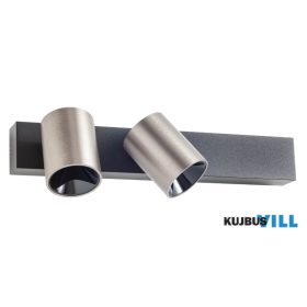   REDO 01-4205 Fali/mennyezeti lámpa TAKTO AP/PL LED 21W 2700K MBK/FN (5.1.2) TRIAC