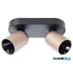   REDO 01-4212 Fali lámpa KOBE AP/PL LED 16W 2700K BK/SILVER COFFEE (5.1.2)TRIAC