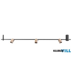   REDO 01-4213 Mennyezeti lámpa KOBE AP/PL LED 20W 2700K BK/SILVER COFFEE (5.1.2)TRIAC