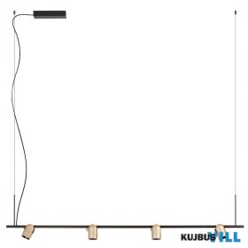   REDO 01-4214 Függeszték KOBE AP/PL LED 25W 2700K BK/SILVER COFFEE (5.1.2)TRIAC