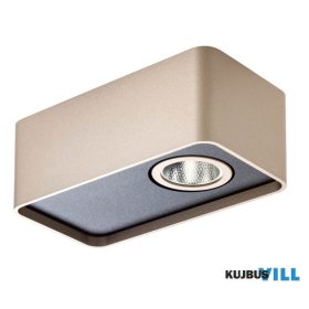   REDO 01-4227 Mennyezeti lámpa YUKI PL LED 6.2W 2700K SILVER COFFEE (5.1.2)TRIAC