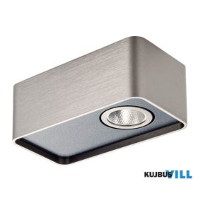   REDO 01-4228 Mennyezeti lámpa YUKI PL LED 6.2W 2700K FOGGY NICKEL (5.1.2)TRIAC