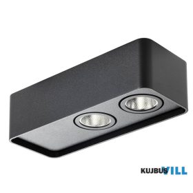   REDO 01-4233 Mennyezeti lámpa YUKI PL LED 2X4.5W 2700K MBK (5.1.2)TRIAC