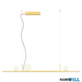   REDO 01-4295 DUNE SU LED 40W IP20 BRASS GD/OPAL GLASS 2700K (4.1.2)