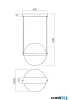 REDO 01-4374 ATLAS SU LED 34W IP20 BRASS GD 3000K (5.1.2)