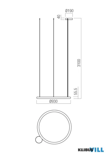 REDO 01-4457 HALLEY SU LED 50W WH(4.1.2)