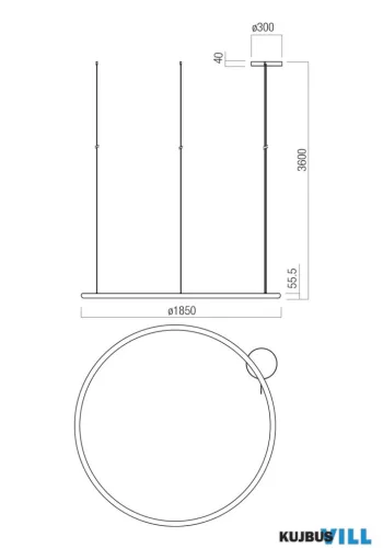 REDO 01-4460 HALLEY SU LED 100W WH(4.1.2)