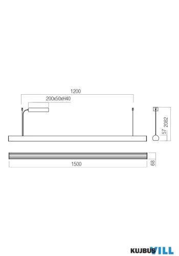 REDO 01-4629 CITYLINE SU LED 35W 2700K/3000K FOGGY NICKEL(150)(4.1.2)TRIAC