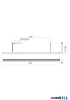 REDO 01-4634 CITYLINE SU LED 49W 2700K/3000K SBK(180)(4.1.2) TRIAC