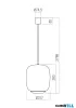 REDO 01-4799 DUBBO SU 20W H383  LIGHT KHAKI(5.1.2)