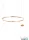 REDO 01-4871-DALI ORBIT SU LED 50W CCT 2700/3000K D600 BRASS (4.1.2)-DALI