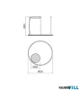 REDO 01-4871-TRIAC ORBIT SU LED 50W CCT 2700/3000K D600 BRASS (4.1.2)-TRIAC
