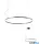 REDO 01-4878-TRIAC ORBIT SU LED 60W CCT 2700/3000K D800 SAND BLACK (4.1.2)-TRIAC