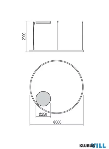 REDO 01-4879-TRIAC ORBIT SU LED 60W CCT 3000/4000K D800 SAND WHITE (4.1.2)-TRIAC