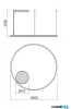 REDO 01-4881-DALI ORBIT SU LED 60W CCT 3000/4000K D800 SAND BLACK (4.1.2)-DALI