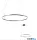 REDO 01-4881-TRIAC ORBIT SU LED 60W CCT 3000/4000K D800 SAND BLACK (4.1.2)-TRIAC