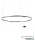 REDO 01-4887-DALI ORBIT SU LED 68 CCT 3000/4000K D1000 SAND BLACK (4.1.2)-DALI