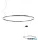 REDO 01-4887-TRIAC ORBIT SU LED 68 CCT 3000/4000K D1000 SAND BLACK (4.1.2)-TRIAC