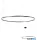 REDO 01-4890-DALI ORBIT SU LED 80W CCT 2700/3000K D1200 SAND BLACK (4.1.2)-DALI