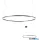 REDO 01-4890-TRIAC ORBIT SU LED 80W CCT 2700/3000K D1200 SAND BLACK (4.1.2)-TRIAC
