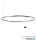 REDO 01-4893-DALI ORBIT SU LED 80W CCT 3000/4000K D1200 SAND BLACK (4.1.2)-DALI