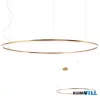 REDO 01-4898-TRIAC ORBIT SU LED 119W CCT 3000/4000K D1500 BRASS (4.1.2)-TRIAC