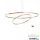 REDO 01-4901-DALI ORBIT SU LED 119W CCT 2700/3000K D1000+600 BRASS (4.1.2)-DALI
