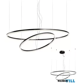   REDO 01-4902-DALI ORBIT SU LED 119W CCT 2700/3000K D1000+600 SAND BLACK(4.1.2)-DALI