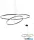 REDO 01-4902-TRIAC ORBIT SU LED 119W CCT 2700/3000K D1000+600 SAND BLACK(4.1.2)-TRIAC