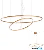 REDO 01-4904-TRIAC ORBIT SU LED 119W CCT3000/4000K D1000+600 BRASS (4.1.2)-TRIAC
