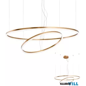   REDO 01-4904-TRIAC ORBIT SU LED 119W CCT3000/4000K D1000+600 BRASS (4.1.2)-TRIAC
