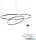 REDO 01-4905-DALI ORBIT SU LED 119W CCT3000/4000K D1000+600 SAND BLACK(4.1.2)-DALI
