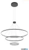 REDO 01-4923-TRIAC ORBIT SU LED 189W CCT 3000/4000K D1500+1000+600 SAND BLACK (4.1.2)-TRIAC