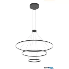   REDO 01-4923-TRIAC ORBIT SU LED 189W CCT 3000/4000K D1500+1000+600 SAND BLACK (4.1.2)-TRIAC