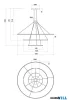 REDO 01-4923-TRIAC ORBIT SU LED 189W CCT 3000/4000K D1500+1000+600 SAND BLACK (4.1.2)-TRIAC