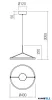 REDO 01-4942-TRIAC ORBIT SU LED 25W CCT 2700/3000K D400 SAND WHITE(4.1.2)-TRIAC