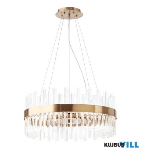 REDO 02-984 LIDO Függeszték 8 x max 28W  antik réz
