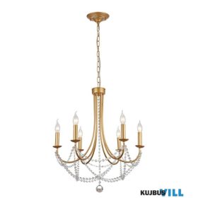 REDO 02-994 APHRODITE Függeszték 6 x max 28W  matt arany