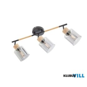   REDO 04-529 HANSEN Fali lámpa 3 x max 42W  matt fekete, barna, füst szín