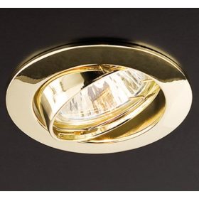   REDO 70003 ELC 229B PB  Beépíthető spot lámpa 70003 ELC 229B PB  1 x 50W  GU5.3  fényes sárgaréz