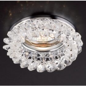   REDO 70288 CR 27 Beépíthető spot lámpa 70288 CR 27 1 x 50W  GU5,3 MR16  chrom/kristály