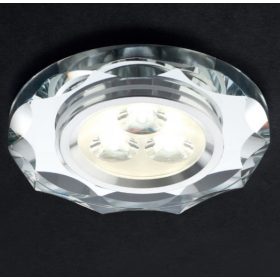   REDO 70311 CR34 LED Beépíthető spot lámpa 70311 CR34 LED 3 x 1W LED 4000 K króm, üveg