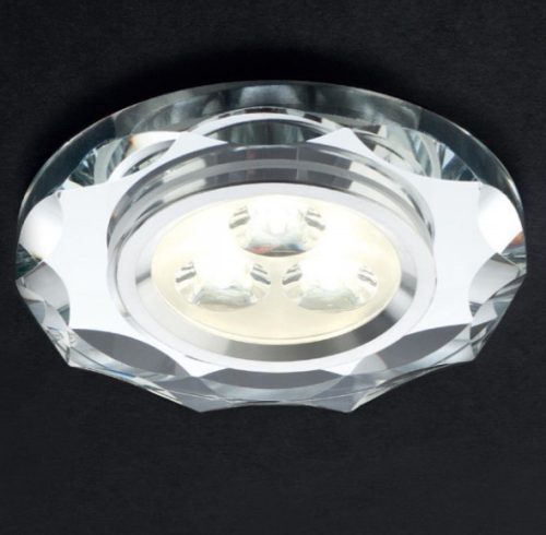 REDO 70311 CR34 LED Beépíthető spot lámpa 70311 CR34 LED 3 x 1W LED 4000 K króm, üveg
