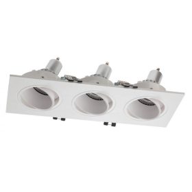 REDO 70394  Beépíthető spot lámpa 3X50W  matt fehér