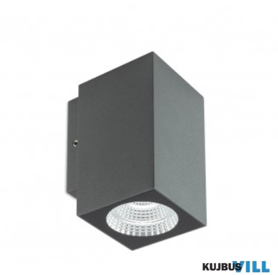 REDO 90085 QUAD Kültéri fali lámpa 3W LED 3000 K sötétszürke