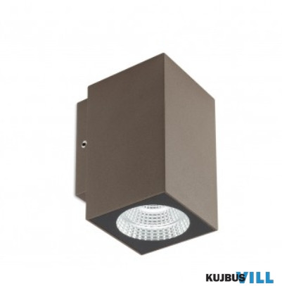 REDO 90086 QUAD Kültéri fali lámpa 3W LED 3000 K sötétbarna