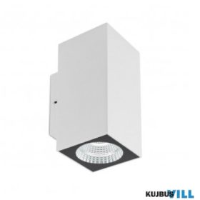   REDO 90087 Kültéri fali lámpa QUAD AP LED COB 2X3.5W IP65 SWH 3000K (Sq)(5.6)