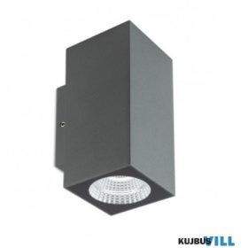   REDO 90088 Kültéri fali lámpa QUAD AP LED COB 2X3.5W IP65 DG 3000K (Sq)(5.6)