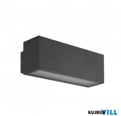 REDO 90096 PLANIT Kültéri fali lámpa 10W LED 3000 K sötétszürke