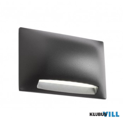 REDO 90123 Kültéri fali lámpa SLOT AP LED SMD 5W IP65 DG 3000K(5.6)
